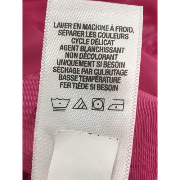 Aeropostale Puffer Jacket Womens Size Small Pink Cost Long Sleeve Full Zip - Picture 8 of 8